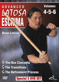 ADVANCED LATOSA ESCRIMA (4 DVD SET)  Vols. 4–5–6 By GM Rene Latosa