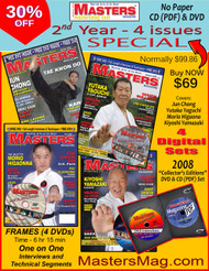 MASTERS Magazine - 2008 - 2nd Year 4 Issues (Digital) SPECIAL 30% OFF