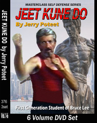 JERRY POTEET MARTIAL ARTS JEET KUNE DO BRUCE LEE JUN FAN 6 DVD TRAINING SET Complete Six volume set!
