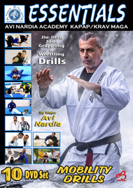 KAPAP’S ESSENTIALS MOBILITY DRILLS Jiu-Jitsu, Judo, Grappling & Wrestling Drills  (10 DVD Bundle Set) By Major Avi Nardia
