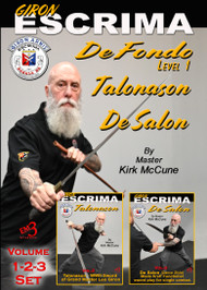 Giron Escrima - BAHALA NA - Vol-1-2-3 SET - By Master Kirk McCune