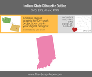 Indiana State Digital Graphics Set