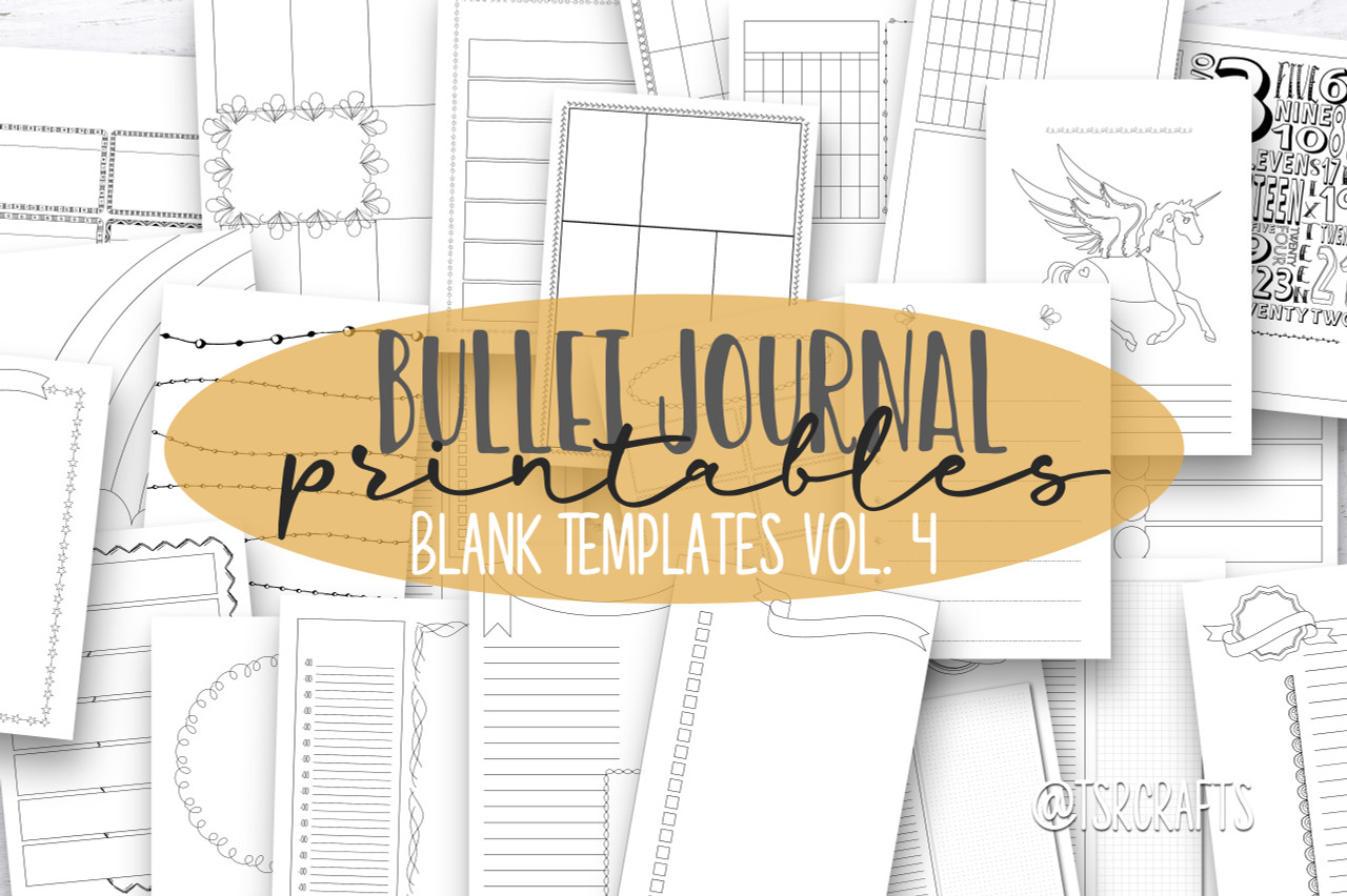 Printable Bullet Journal Templates