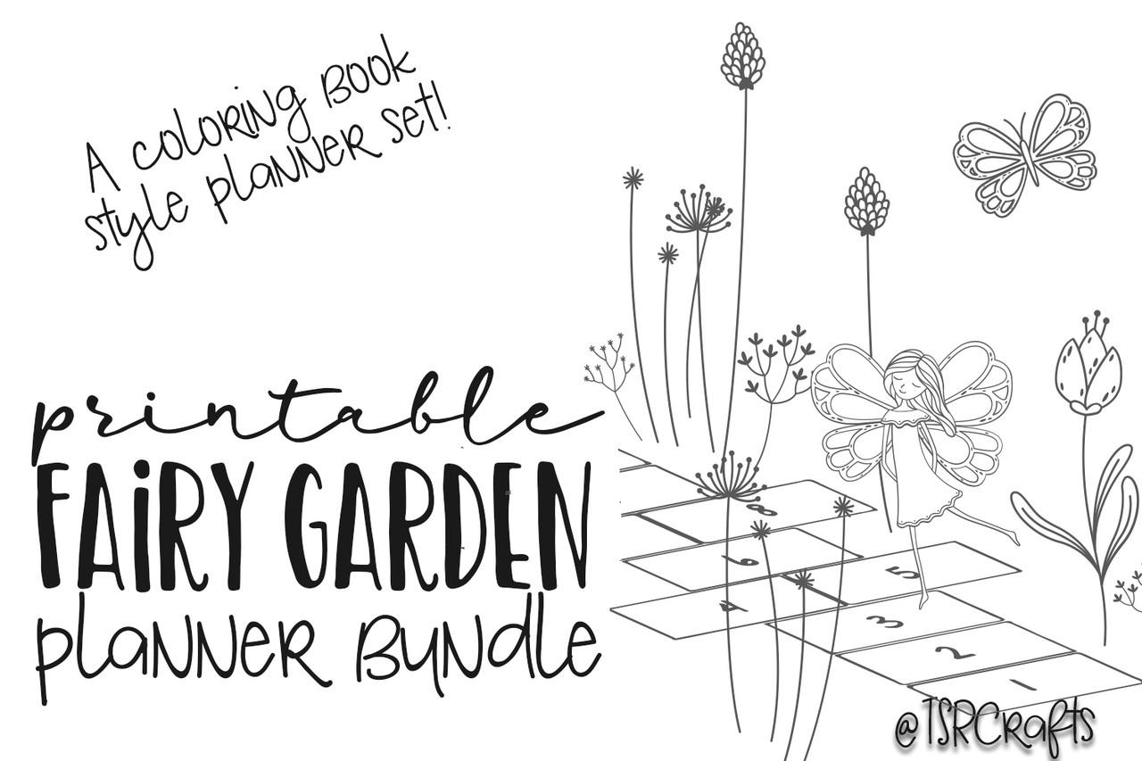 Download Fairy Printable Bullet Journal Kit With Hand Drawn Fairy Doodles
