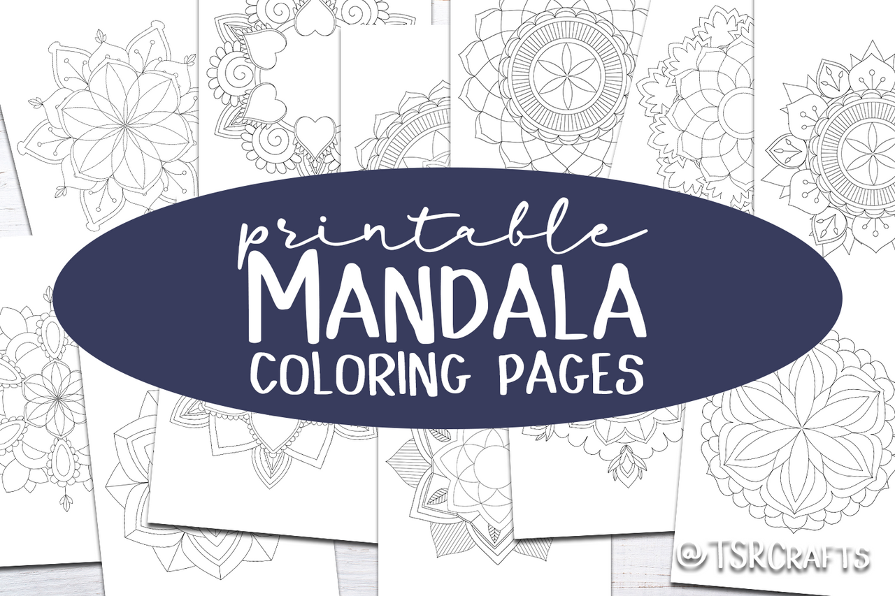 Free, Printable Mandala Coloring Pages for Adults