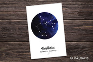 Printable Wall art - Sagittarius Zodiac sign - Sagittarius Astrology Art Printable Home Decor