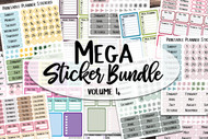 Sticker Bundle #4 - Mega Printable sticker bundle