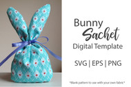 Bunny Sachet Template - a fast and easy diy gift!