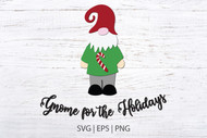 Gnome for the Holidays Paper Cut design