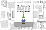 Educational Printables: Printable Maze Activity Book - The Gnomes Big Maze Activity Book - 55 Mazes including alphabet mazes, ready to print