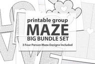 Group Maze Designs - Mazes for groups of up to 4 people