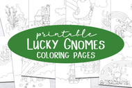 Printable Lucky Gnomes Coloring Pages for Adults and Kids