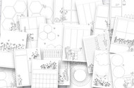 printable floral planner inserts undated