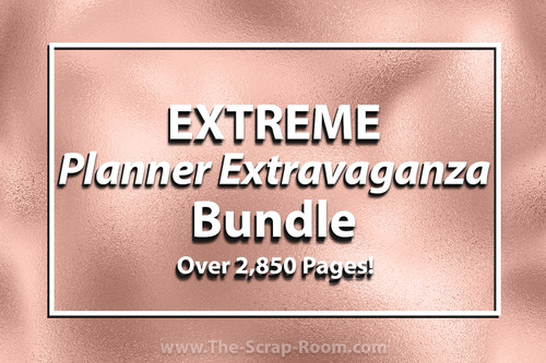 The Extreme Planner Extravaganza Bundle, with 5 of my Huge Mega Planner bundles all together for 1 special price