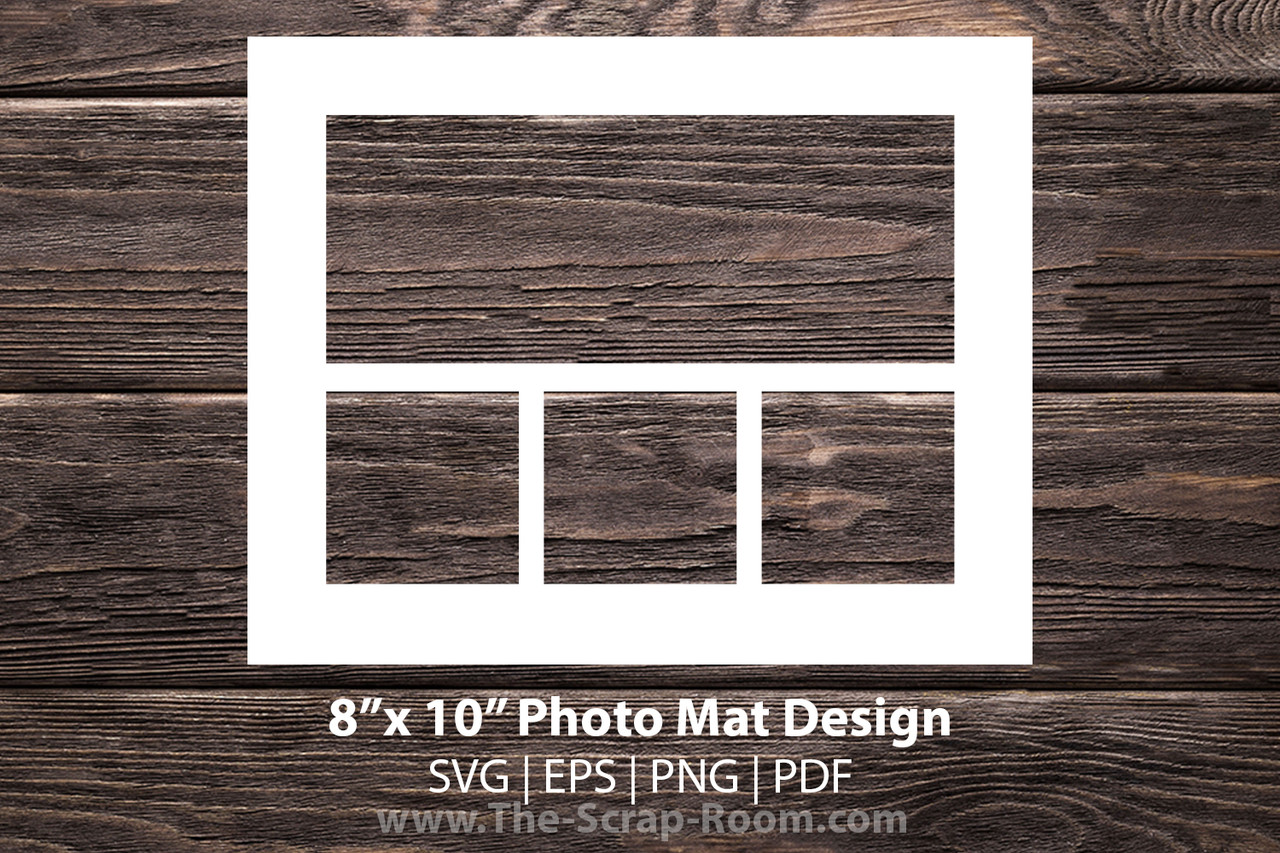 Photo Mat SVG for 8x10 picture frame: 8x10 photo mat, matted framing,  decor, diy wall art, picture mat, gift for her, gift for him