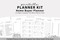 Printable Home Buying Planner Set - Printable planner inserts to use in refillable planners and digital planner apps for home buyers
