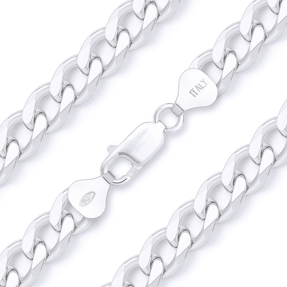 925 Silver Cuban Link Bracelet (8mm)