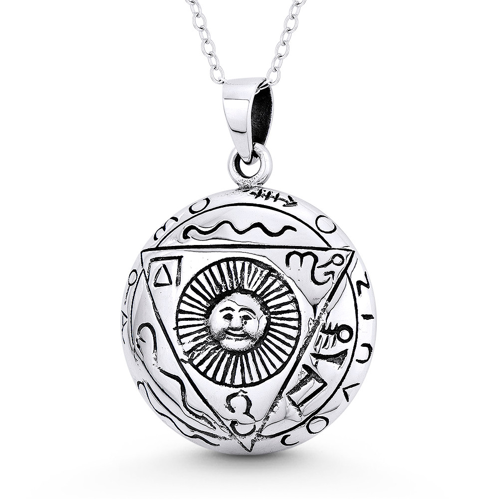 Aztec / Mayan Sun God Charm 33x23mm 