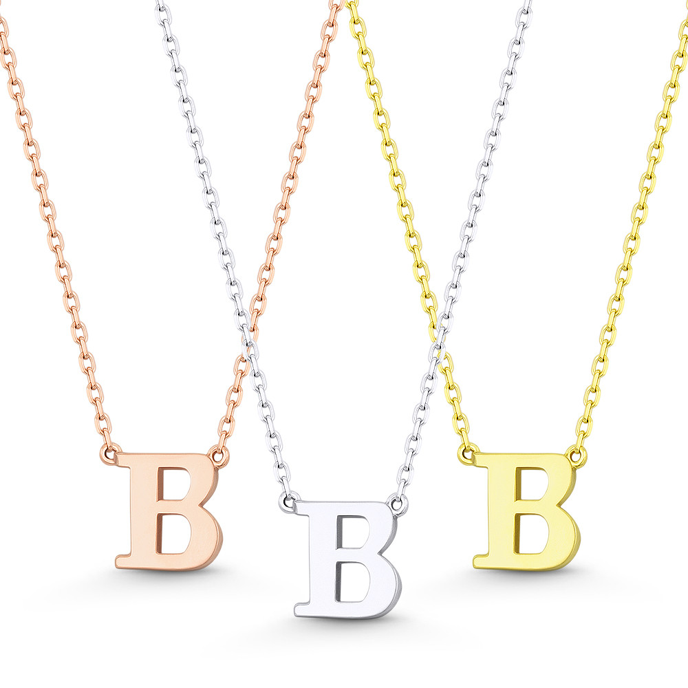 Small b necklace best sale