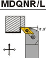 indexable iso Type lathe turning tool holder MDQNR/L MDQNR MDQNL 16mm 20mm 25mm 32mm 40mm shank size for Carbide Insert