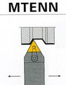 indexable iso Type lathe turning tool holder MTENN 16mm 20mm 25mm 32mm 40mm shank size for Carbide Insert