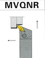 indexable iso Type lathe turning tool holder MVQNR/L MVQNR MVQNL 16mm 20mm 25mm 32mm 40mm shank size for Carbide Insert