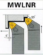 indexable iso Type lathe turning tool holder MWLNR/L MWLNR MWLNL 16mm 20mm 25mm 32mm 40mm shank size for Carbide Insert