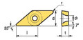 KORLOY CARBIDE INSERT VCMT PC9030 INDEXABLE TOOL BIT ISO FOR LATHE TOOL HOLDER TURNING INDEXABLE CNC TOOLS