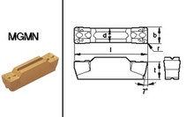 KORLOY CARBIDE PARTING CUT OFF INSERT MGMN NC3020 INDEXABLE TOOL BIT ISO FOR LATHE TOOL HOLDER TURNING