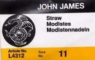 John James Straw Needles Sz 11