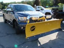 SD Snow plow on Toyota Tundra