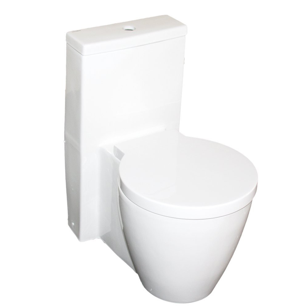 Euroto Round European Dual Flush Toilet One Piece Included Seat