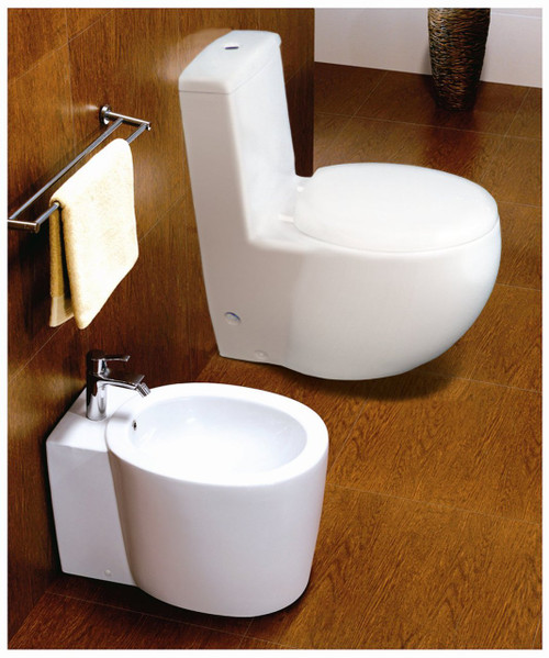 Euroto Dual Flush Round Luxury Toilets Background