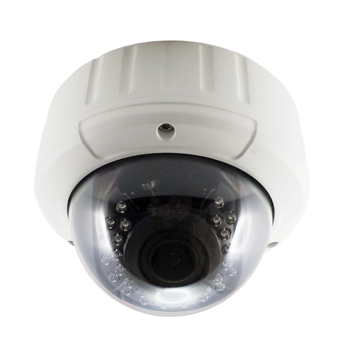 LEDs Vandal-proof 2.8-12mm Vari-focal Aluminum Dome Camera