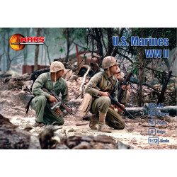 Mars 72140 WWII US Marines Figures 1:72 Model Kit