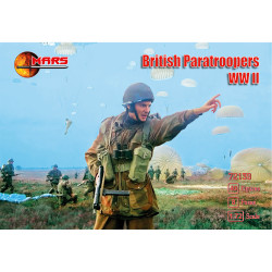 Mars 72139 WWII British Paratroopers Figures 1:72 Model Kit