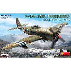 Miniart 48015 P-47D-28RE Thunderbolt Free French Air Force 1:48 Model Kit