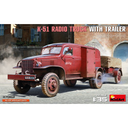 Miniart 37062 K-51 Radio Truck w/Trailer 1:35 Model Kit