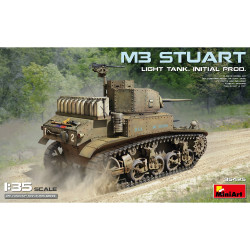 Miniart 35425 M3 Stuart Light Tank Initial Prod. 1:35 Model Kit