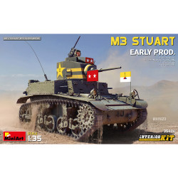 Miniart 35404 M3 Stuart Early Production w/Interior 1:35 Model Kit