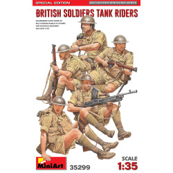 Miniart 35299 British Soldiers Tank Riders (Ltd) 1:35 Model Kit