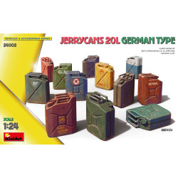 Miniart 24002 Jerrycans 20L German Type 1:24 Model Kit