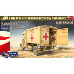 Gecko 35GM0068 Early War British Army 4x2 Heavy Ambulance 1:35 Model Kit