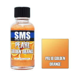 SMS PRL18 Pearl GOLDEN ORANGE 30ml Acrylic Lacquer