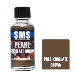 SMS PRL21 Pearl CHOCOLATE BROWN 30ml Acrylic Lacquer