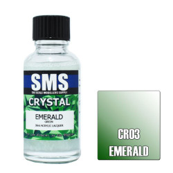 SMS CR03 Crystal EMERALD (Green) 30ml Acrylic Lacquer