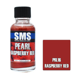 SMS PRL16 Pearl RASPBERRY RED 30ml Acrylic Lacquer