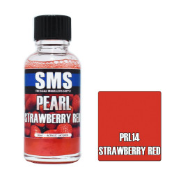 SMS PRL14 Pearl STRAWBERRY RED 30ml Acrylic Lacquer