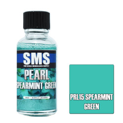 SMS PRL15 Pearl SPEARMINT GREEN 30ml Acrylic Lacquer