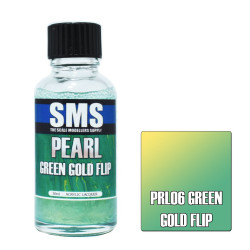 SMS PRL06 Pearl GREEN GOLD FLIP 30ml Acrylic Lacquer